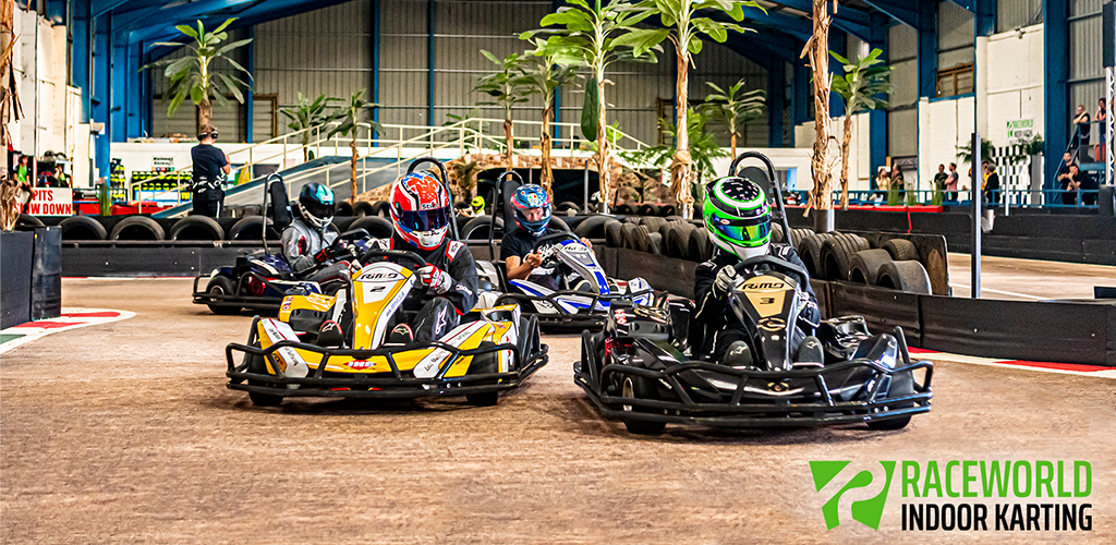 Jurassic Fibre supplied Raceworld Indoor Karting with ultrafast full-fibre business broadand.